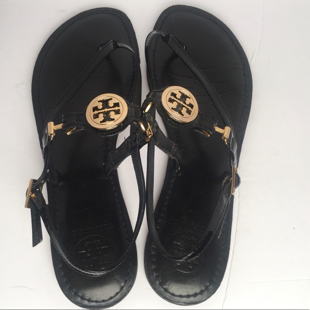 TORY BURCH • Ali Classic Patent Leather Sandal
